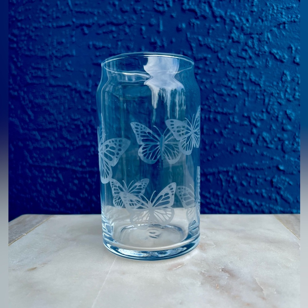 12oz Custom beer can glass